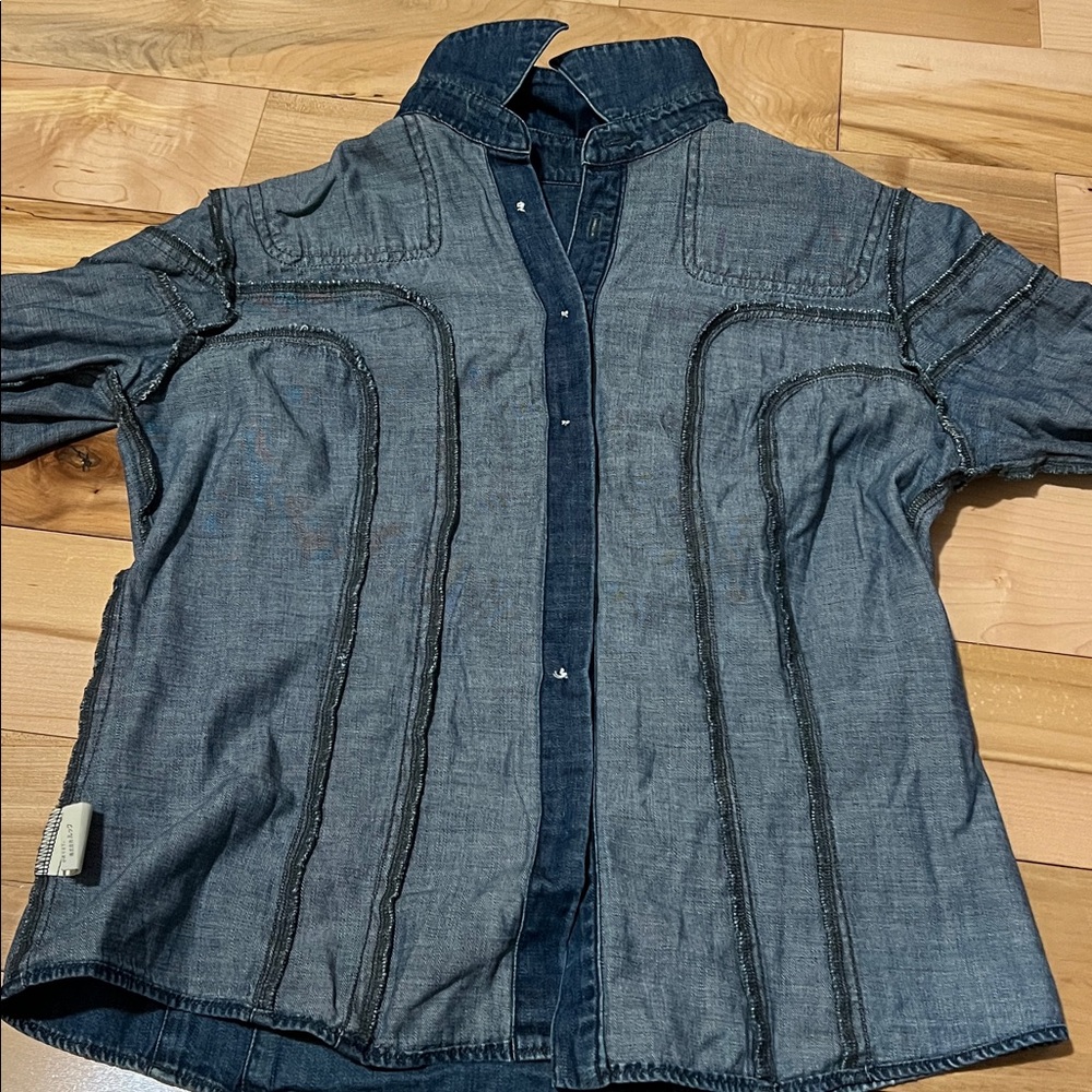 Scapa Women's Denim Button Down Shirt - Picture 17 of 17